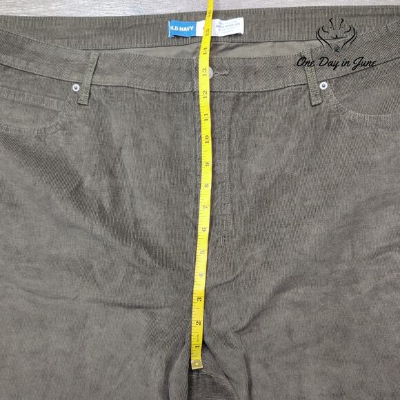 Old Navy Sky Hi Wide Leg Corduroy Pants Size 24 - Picture 4 of 6